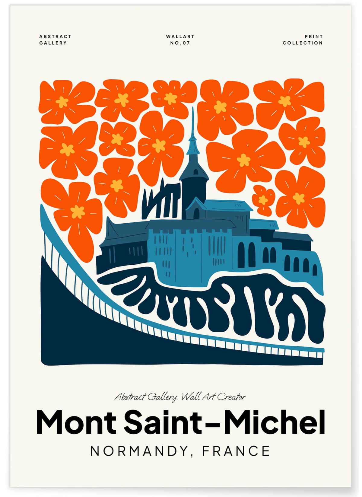 Affiche Mont Saint-Michel 3, L'AFFICHERIE
