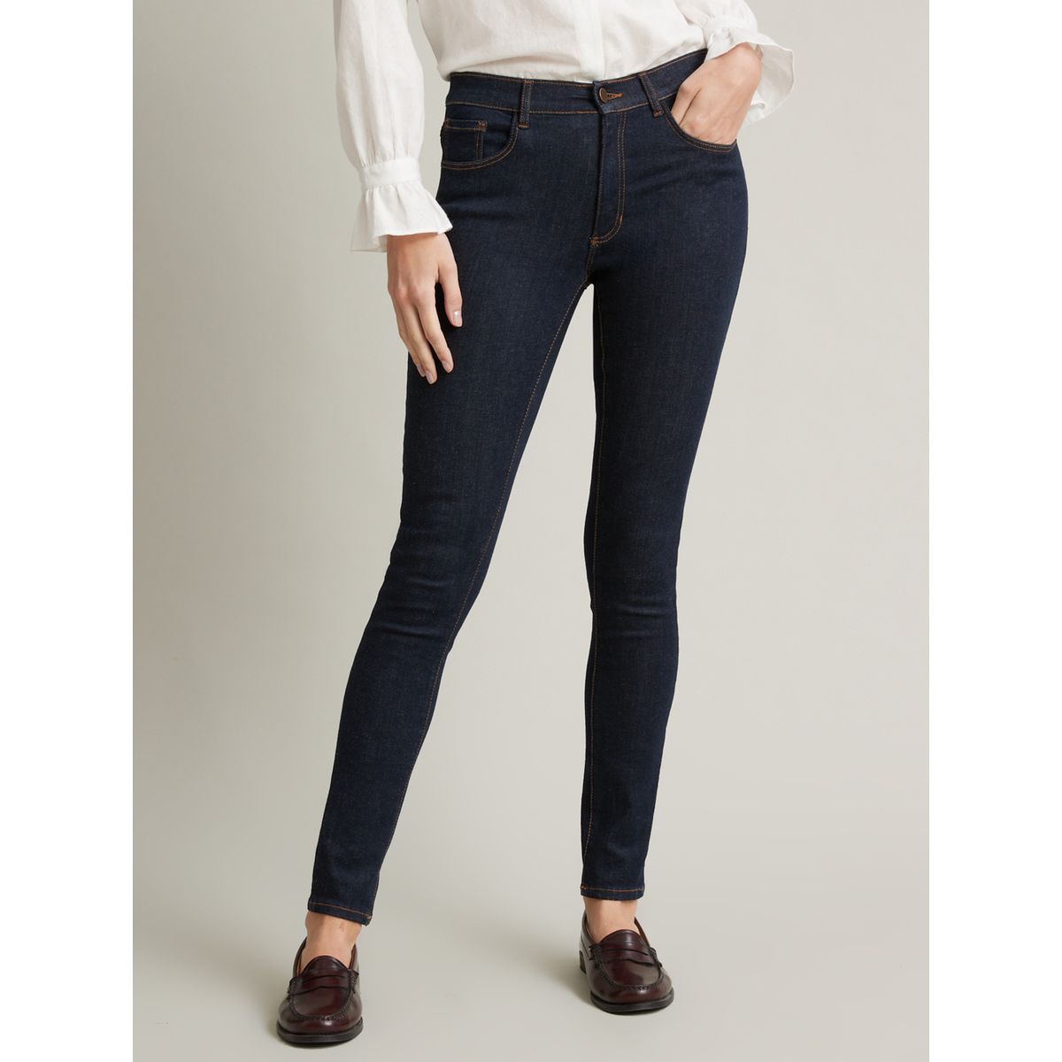 Jean slim sale stretch femme