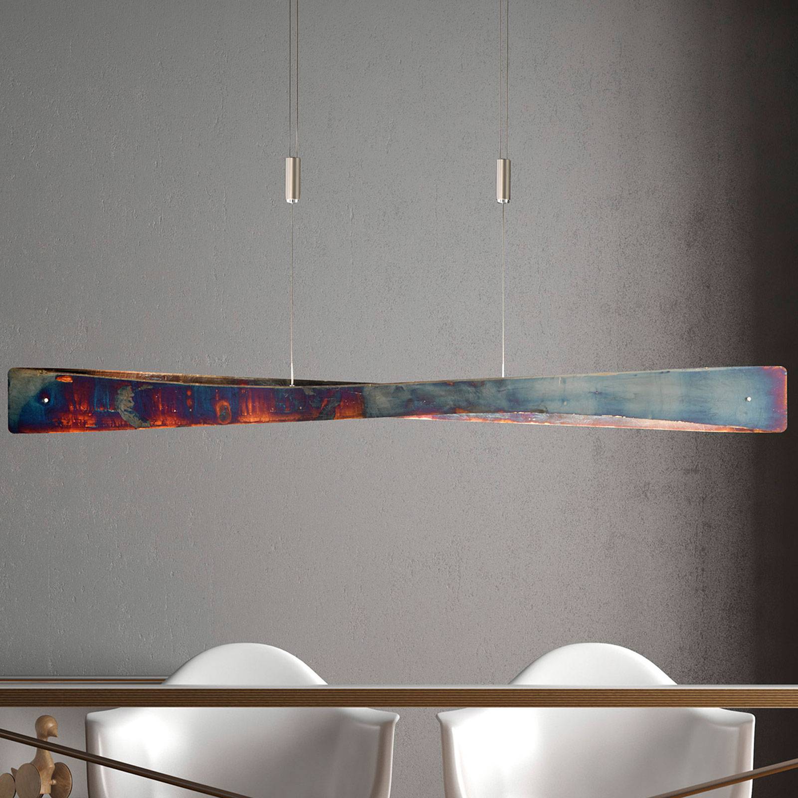 Suspension En Aluminium Design Led, Lian, LUCANDE