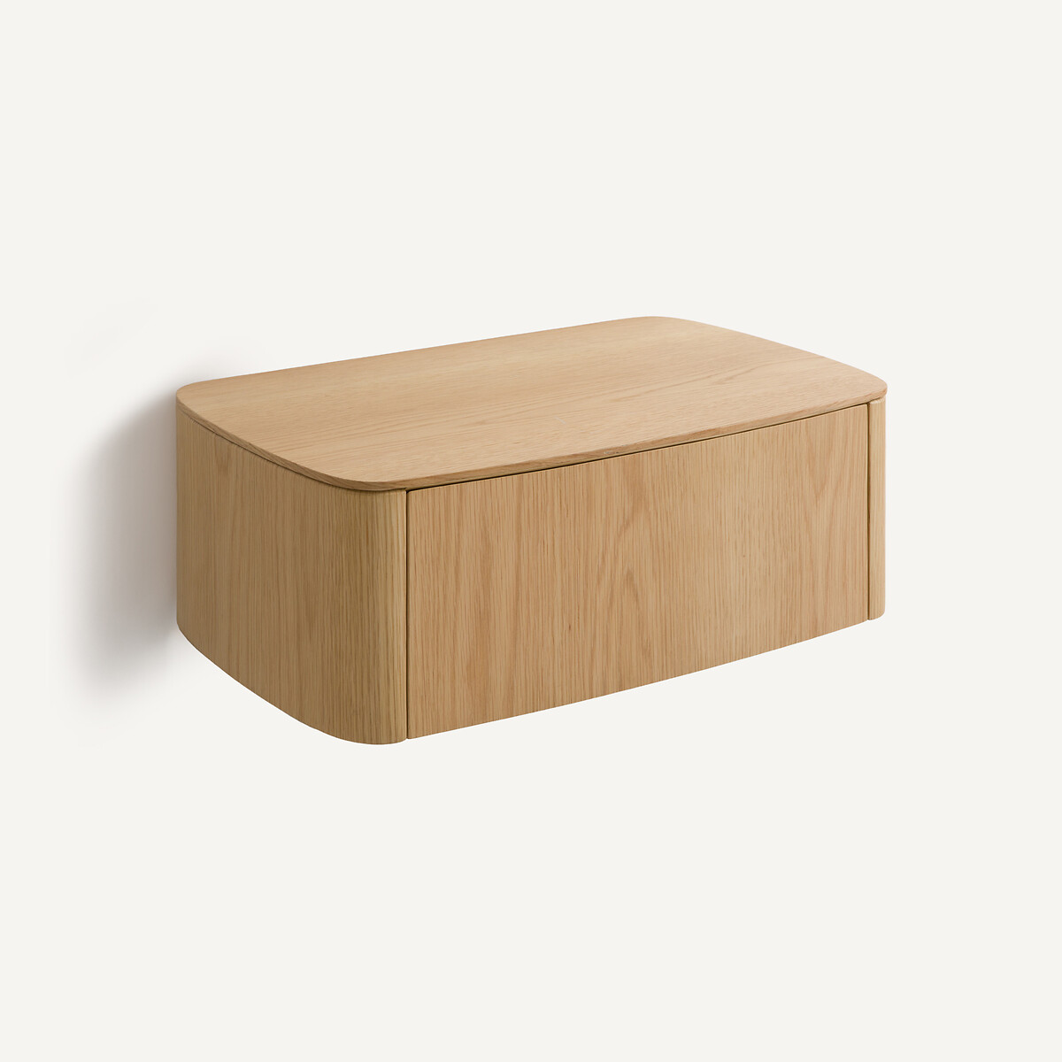 Willow Walnut Or Oak Veneer Wall-Mounted Bedside Table, AM.PM