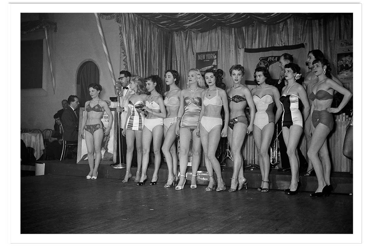 Affiche photo ancienne Miss Univers 1952, HEXOA