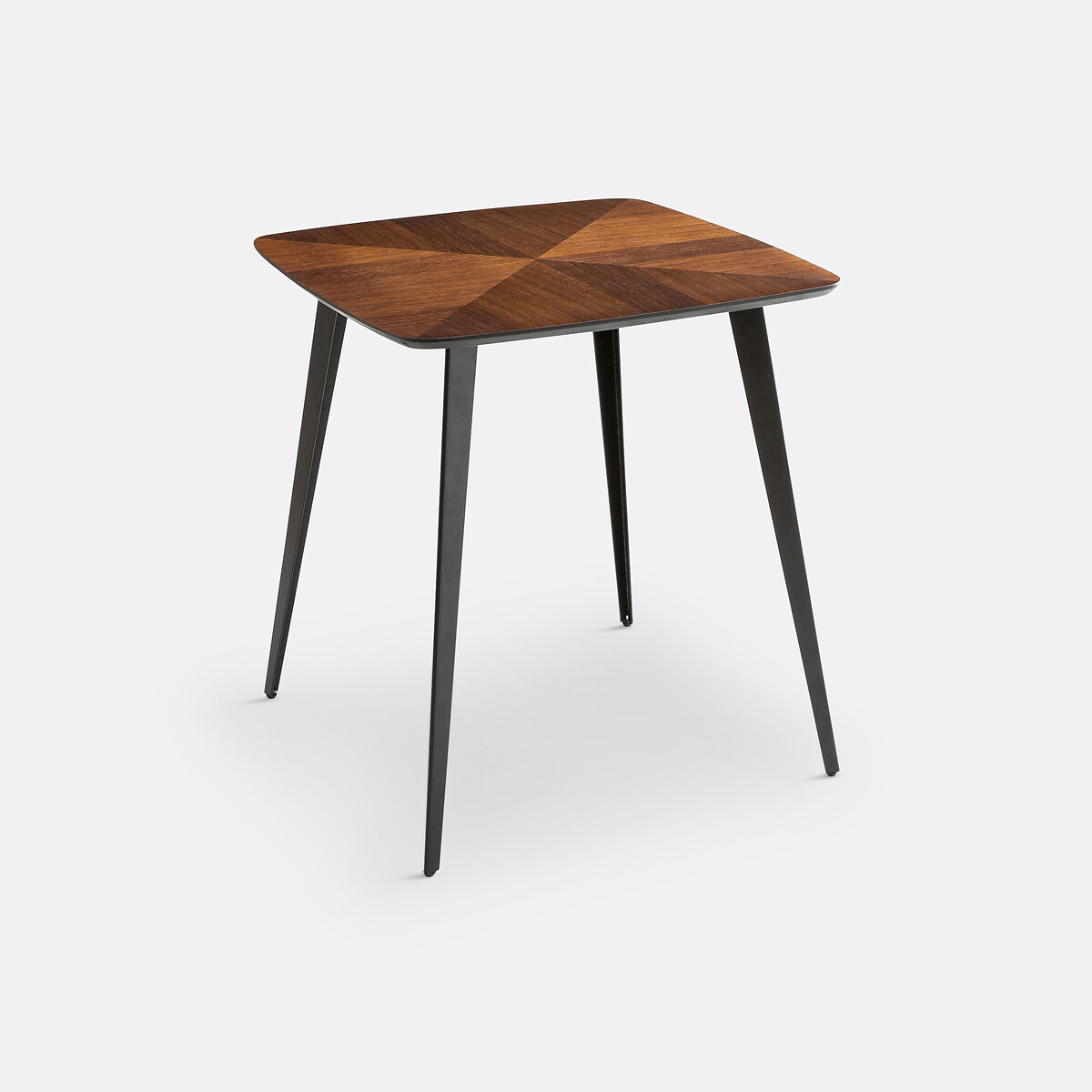 Table de bistrot, plateau en marqueterie noyer, 2 personnes, WATFORD, LA REDOUTE INTERIEURS