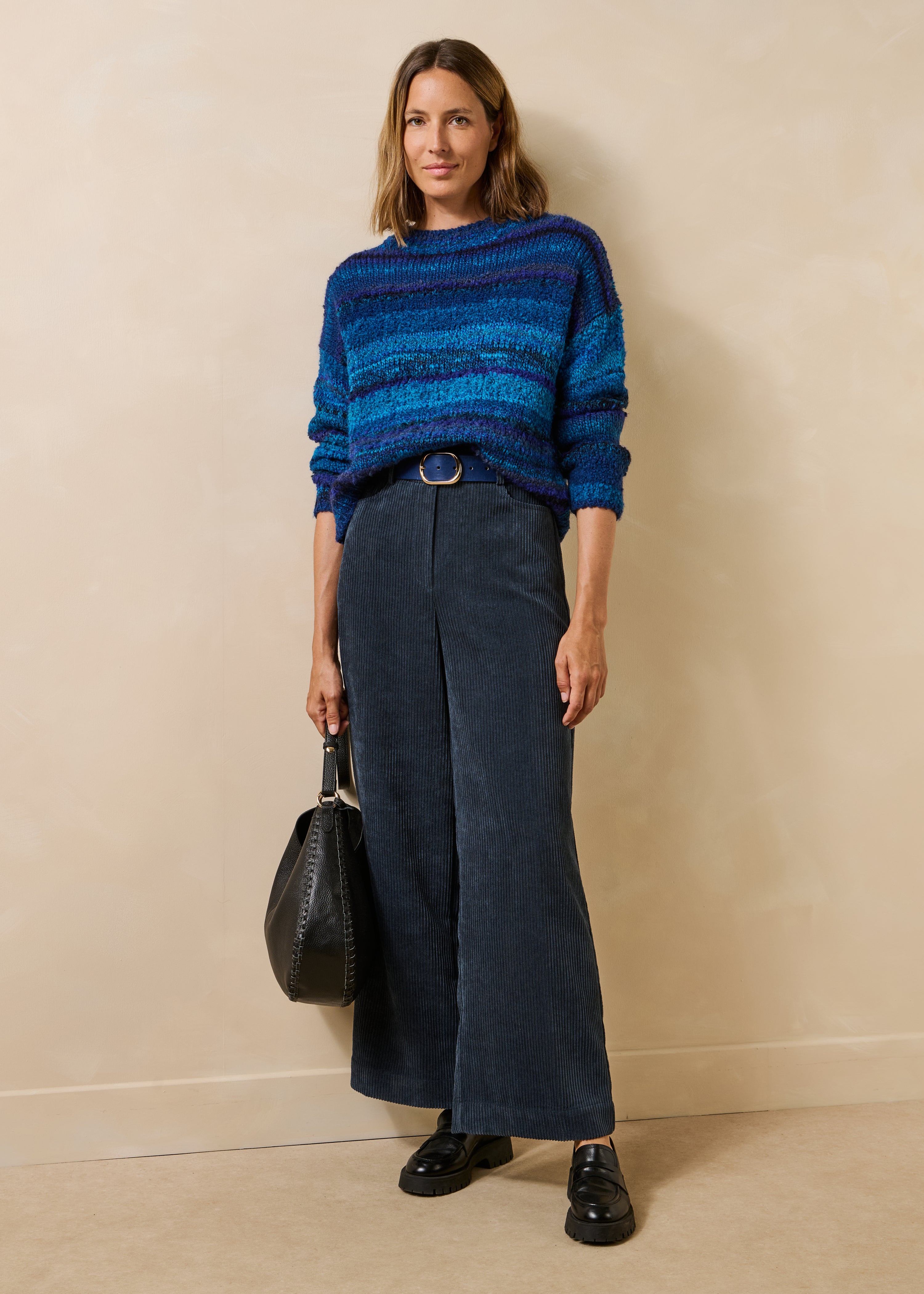 Pantalon large en velours, LA FEE MARABOUTEE