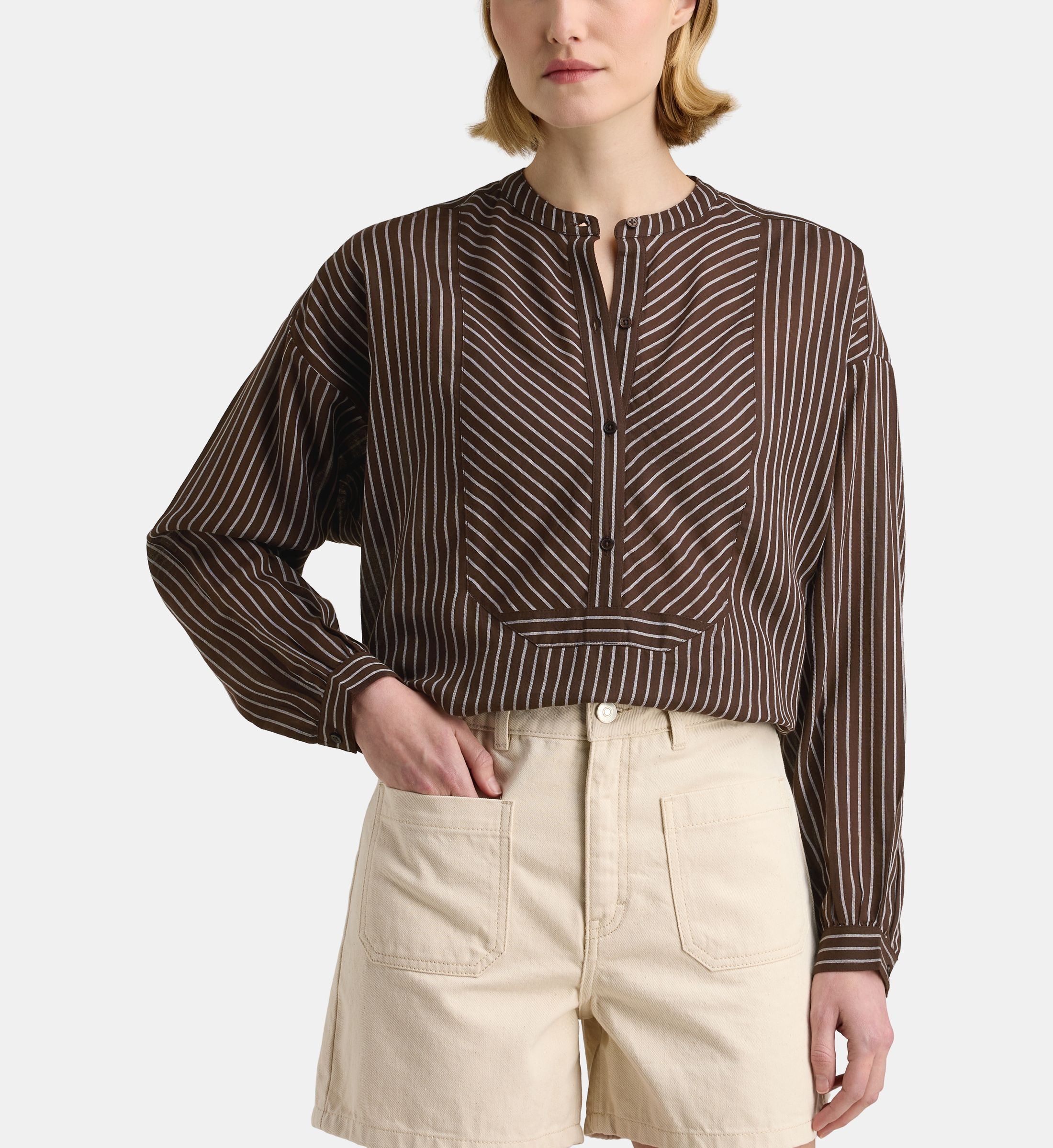 Blouse emile ray coton, GALERIES LAFAYETTE