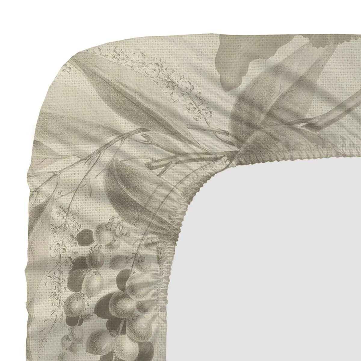 Drap housse b35 satin de coton PARFUM D'ORCHIDEE, GARNIER THIEBAUT