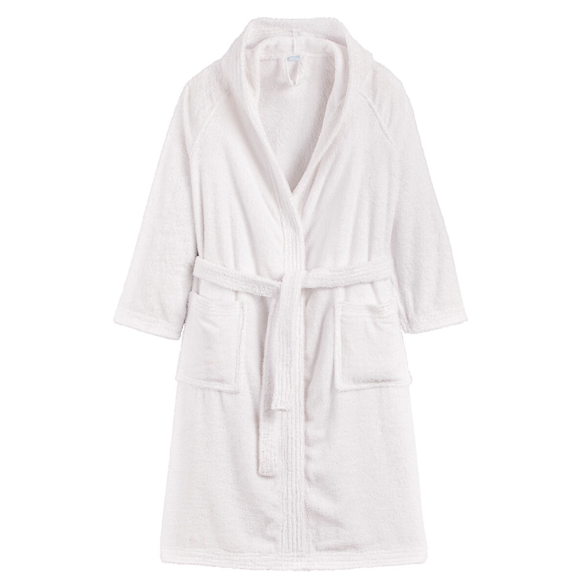 Peignoir de bain femme blanc avec capuche La Redoute