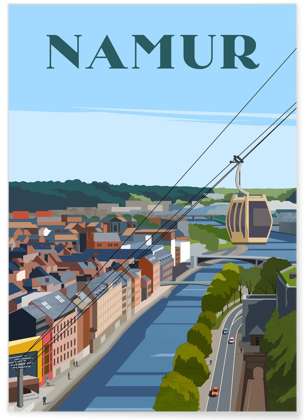 Affiche ville Namur, L'AFFICHERIE