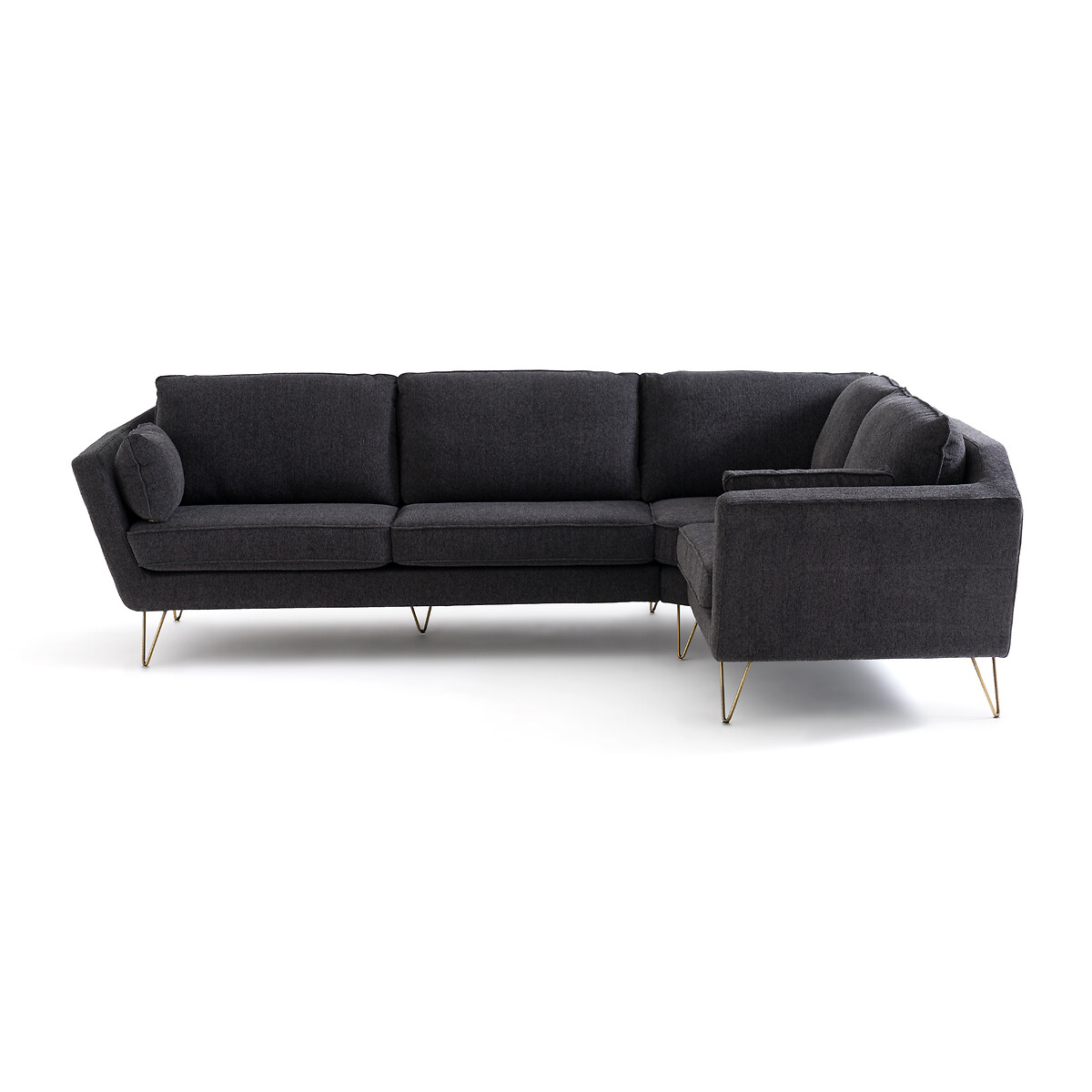 Canapé d'angle 2 places Tissu Design Confort Promotion