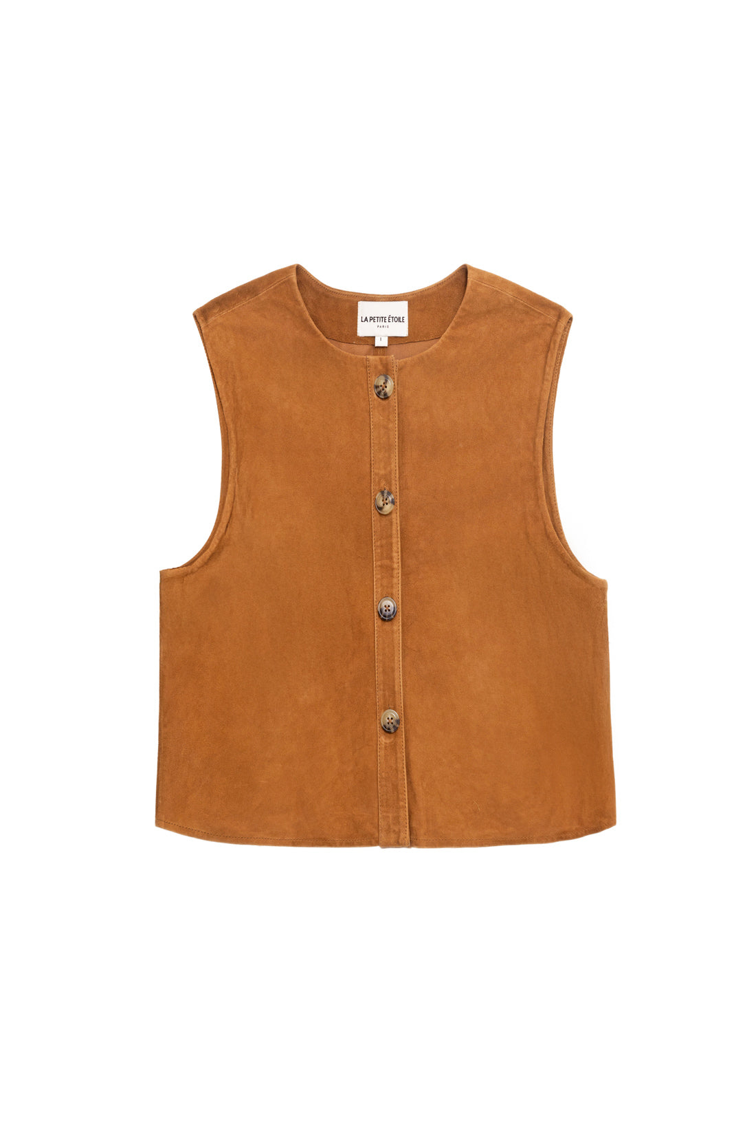 Veste col chemise uni FLORA, LA PETITE ETOILE