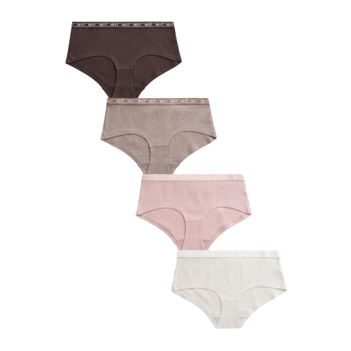 Culotte en coton à logo, lot de 4, NEXT