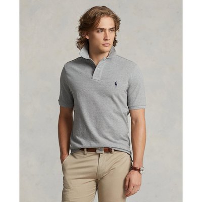 Cotton Custom Slim Fit Polo Shirt with Pony Player Embroidery POLO RALPH LAUREN