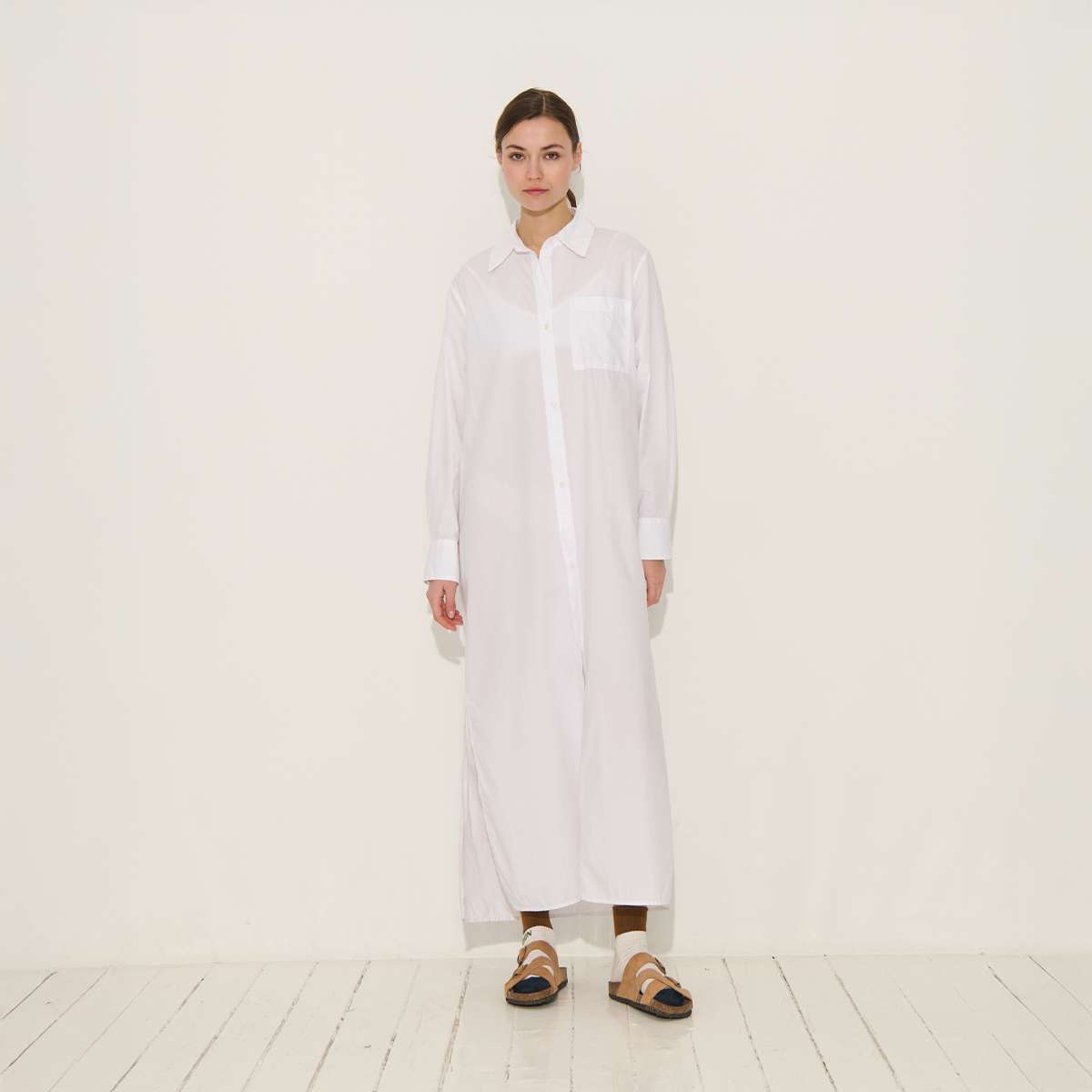 Robe chemise longue en coton PERNETTE, BENSIMON