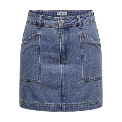 Jeansrok, hoge taille ONLY TALL