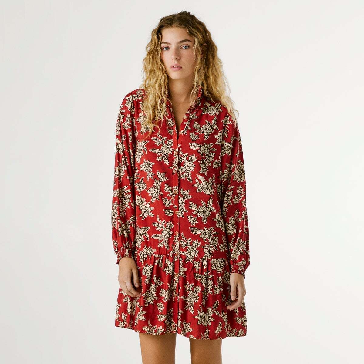 Robe Courte À Imprimé Floral, PEPE JEANS