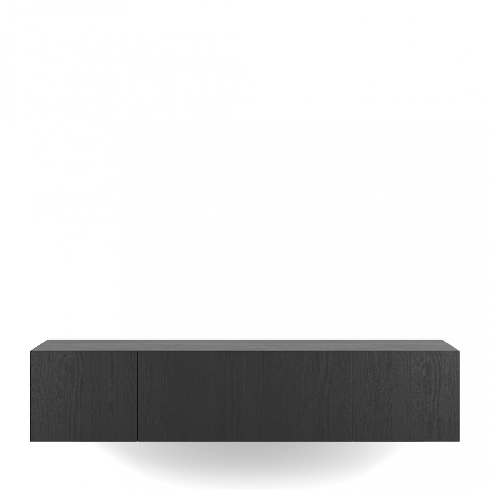 Meuble TV suspendu 4 portes en bois L180cm- NEXA, DRAWER