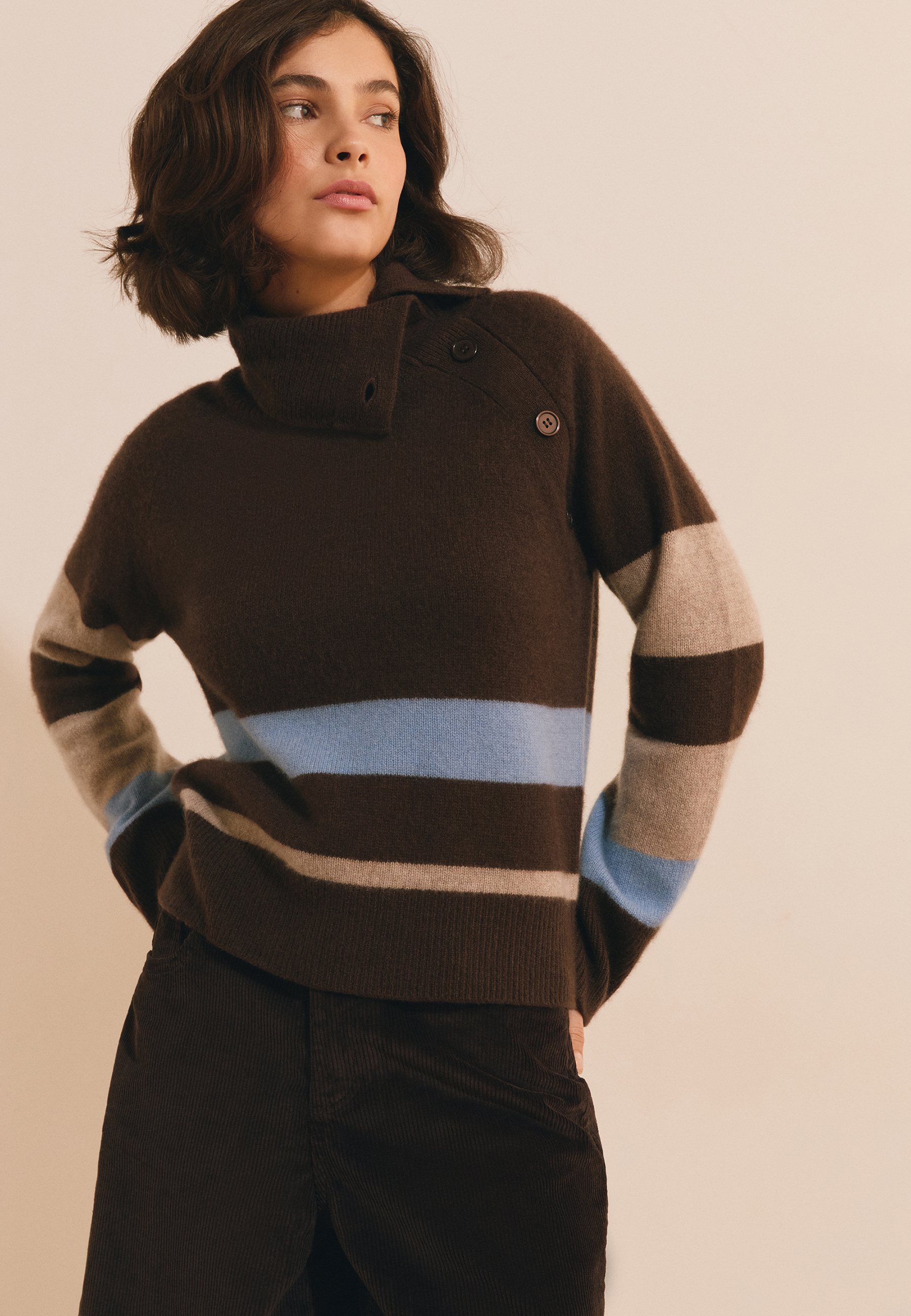 Pull manches longues 100% cachemire SIMONETTA CHAL, ETAM