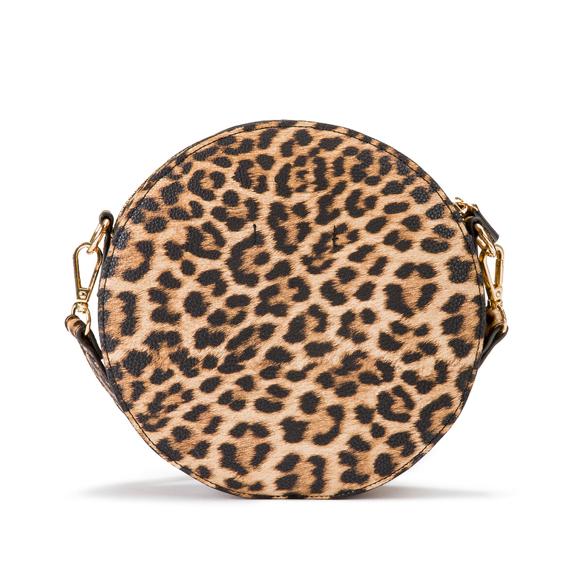 Leopard print circle bag with crossbody strap, leopard print, La Redoute  Collections
