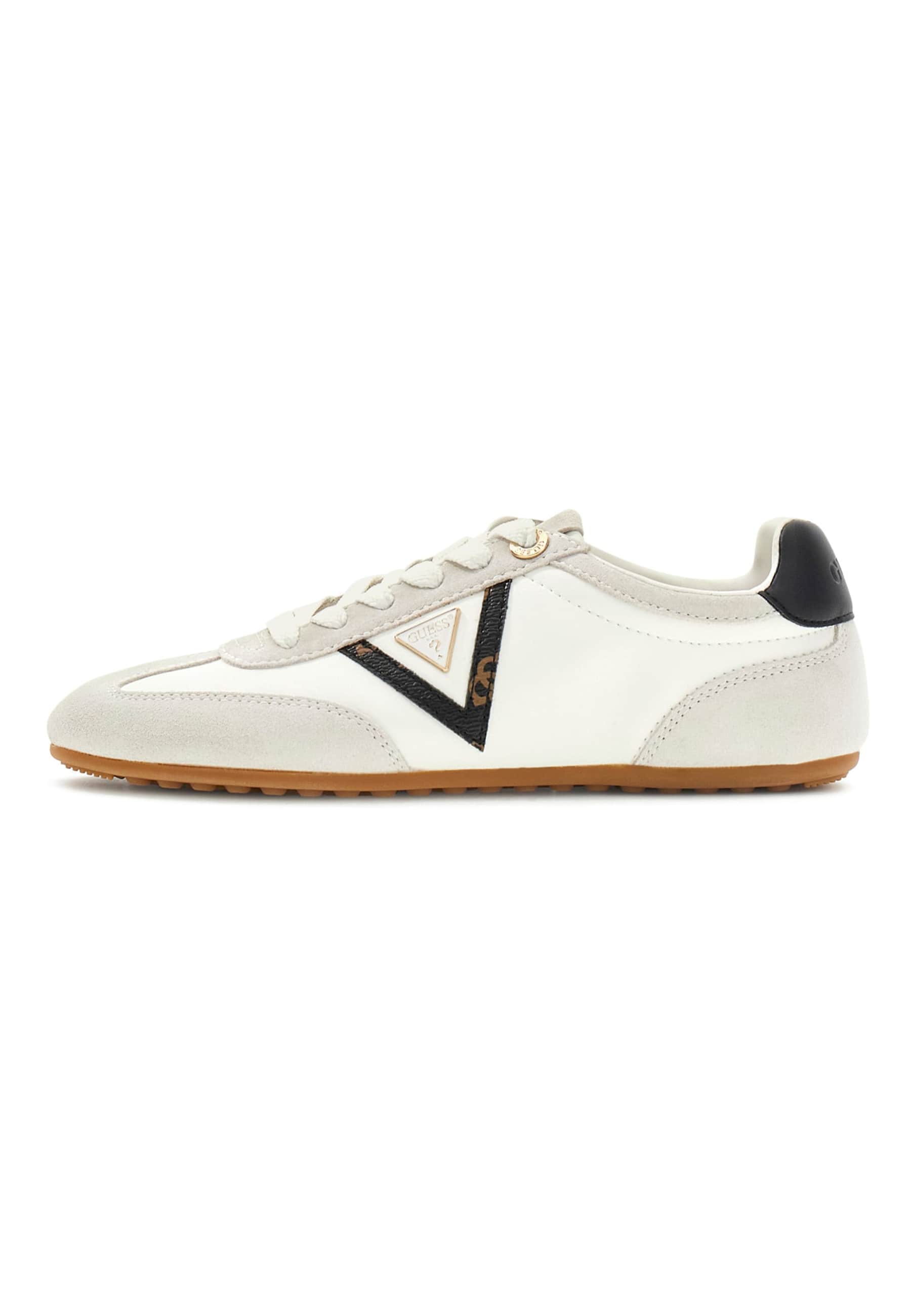 Baskets En Cuir Véritable Relli, GUESS