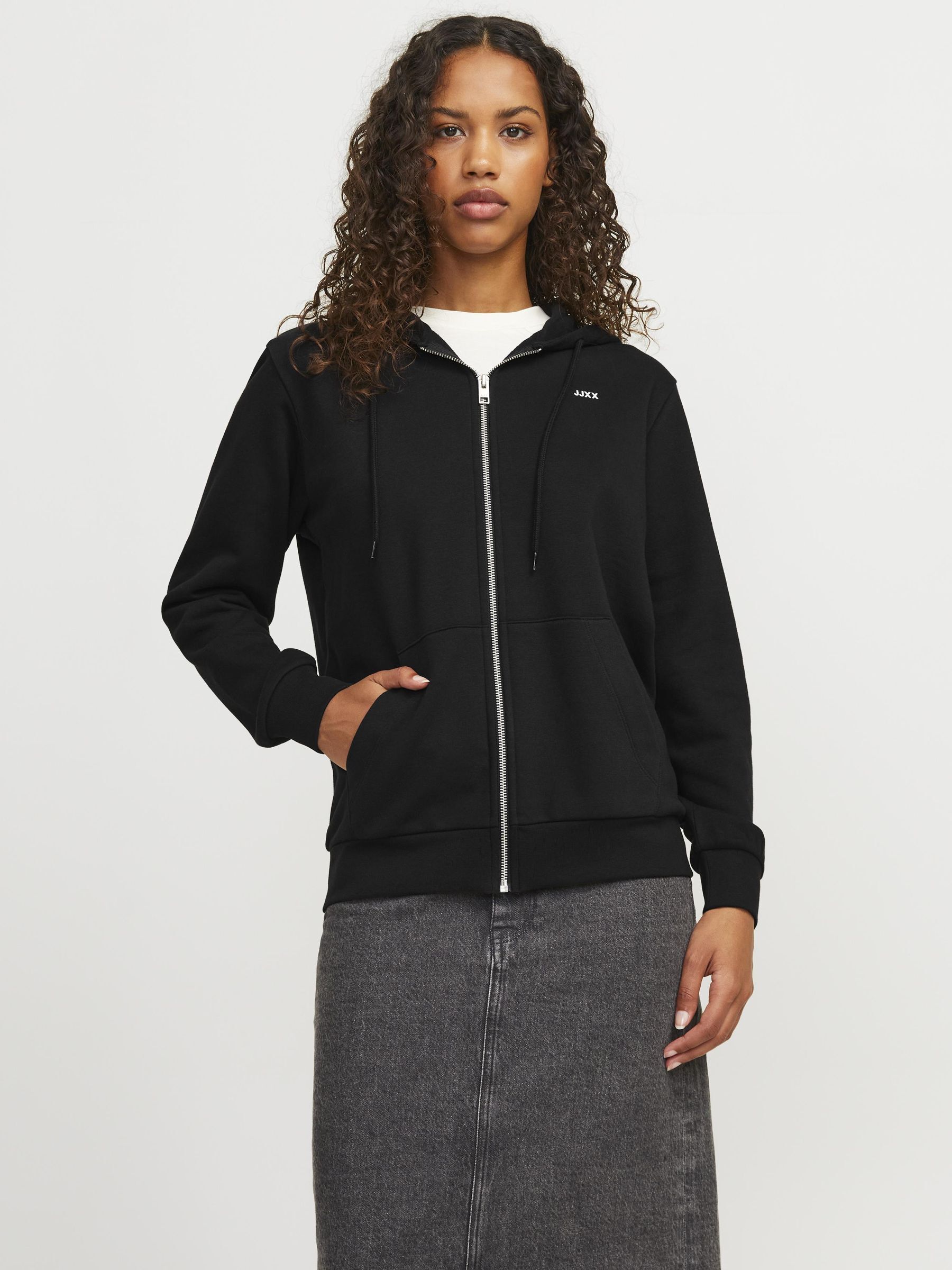 Sweat À Capuche Zippé, JJXX