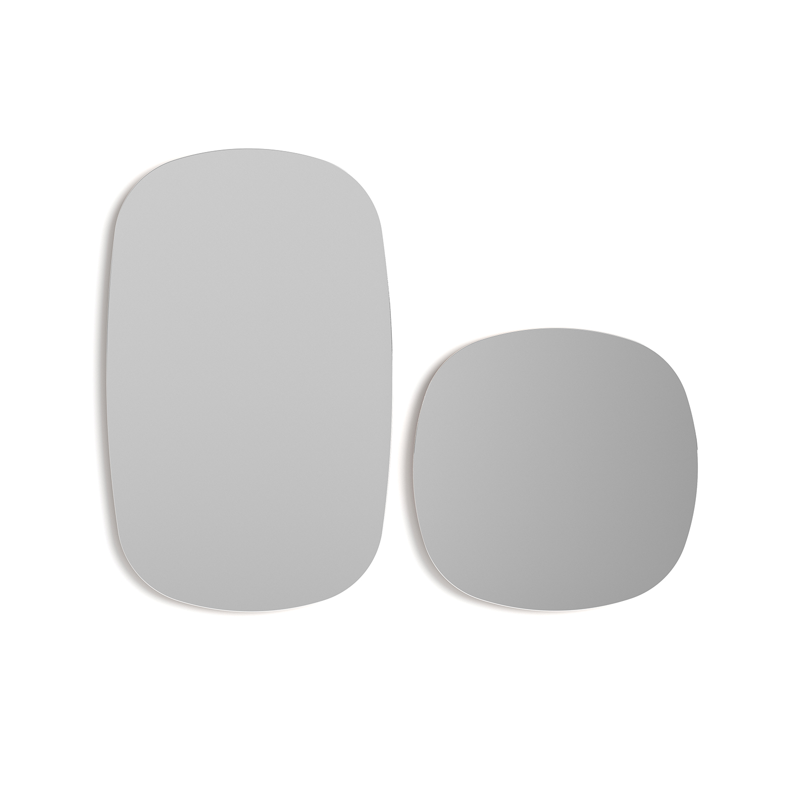 Lot de 2 miroirs organiques à suspendre, ECLIPSE, HERDASA