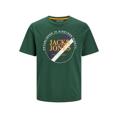 T-shirt girocollo con logo JACK & JONES