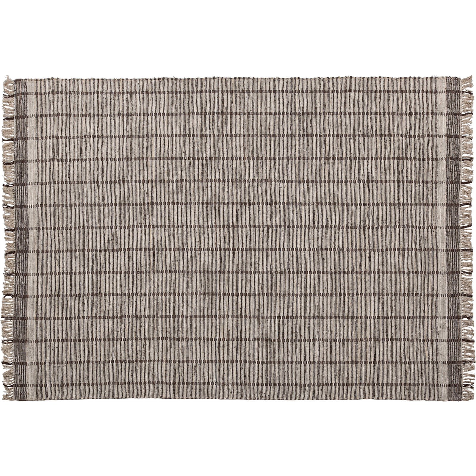 Tapis en coton à franges, Style moderne, RECOLLECTION