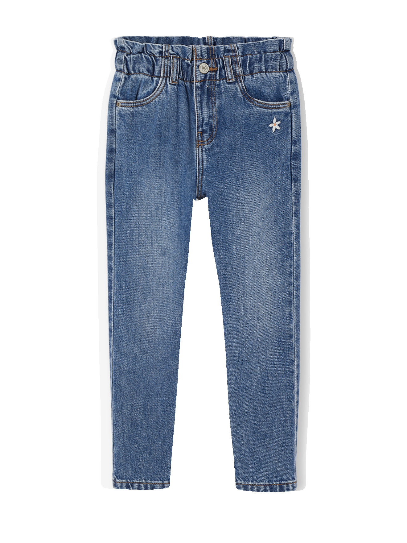 Pantalon paperbag, VERTBAUDET