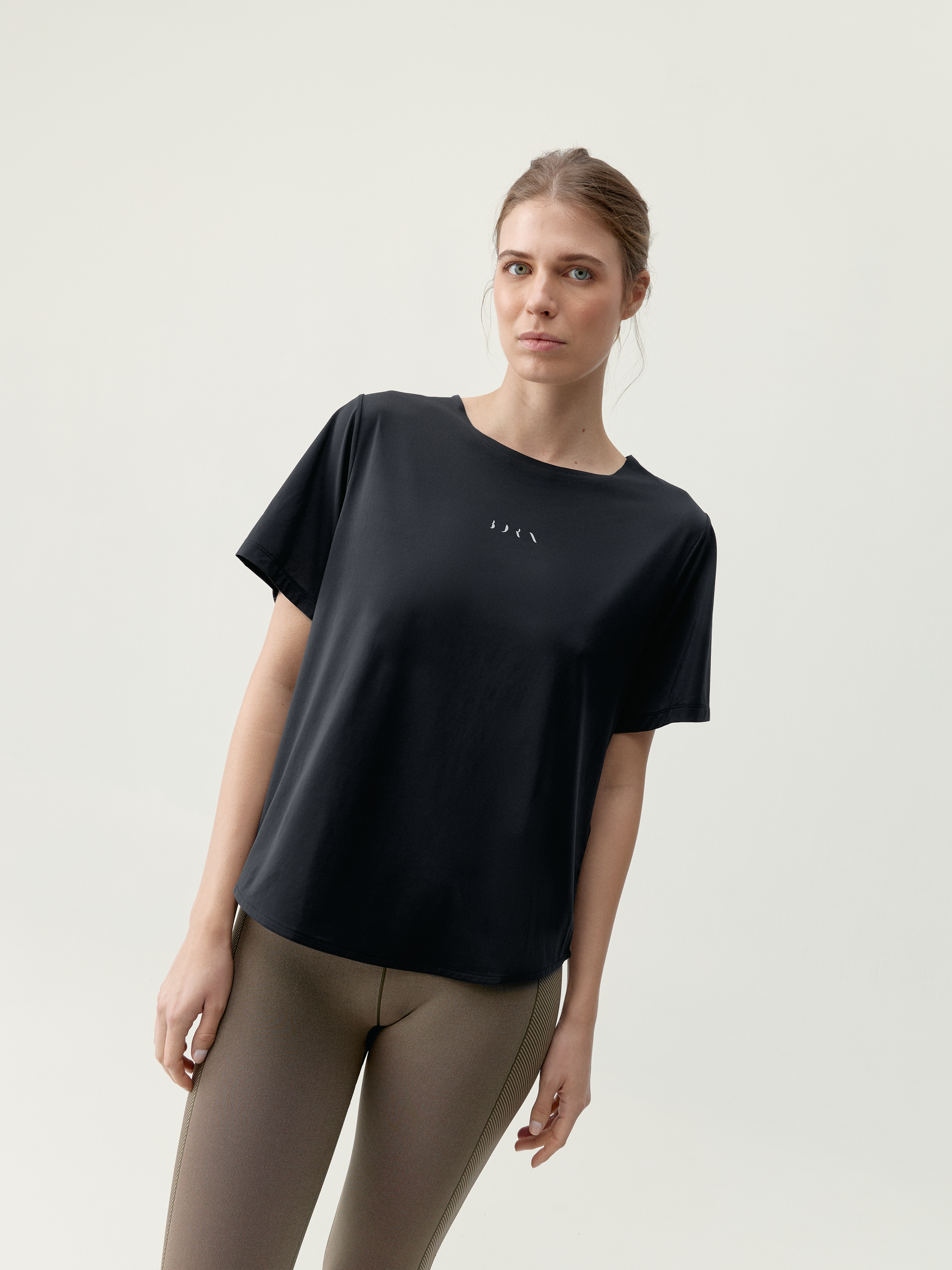 T-shirt de sport femme Bambu Manches courtes, BORN