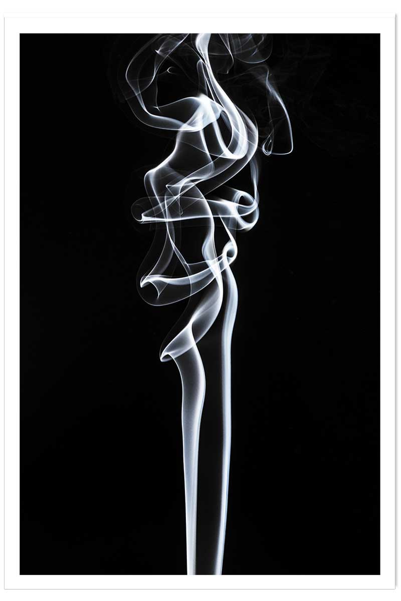 Poster white smoke sensual, HEXOA