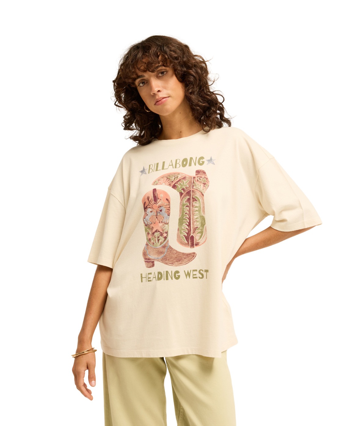 T-shirt oversize READY TO ROAM, BILLABONG