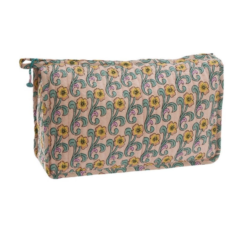 Trousse de toilette coton floral, MADAM STOLTZ