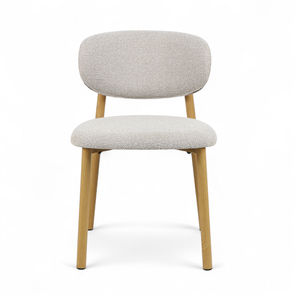 Chaise repas tissu écru, ZAGO