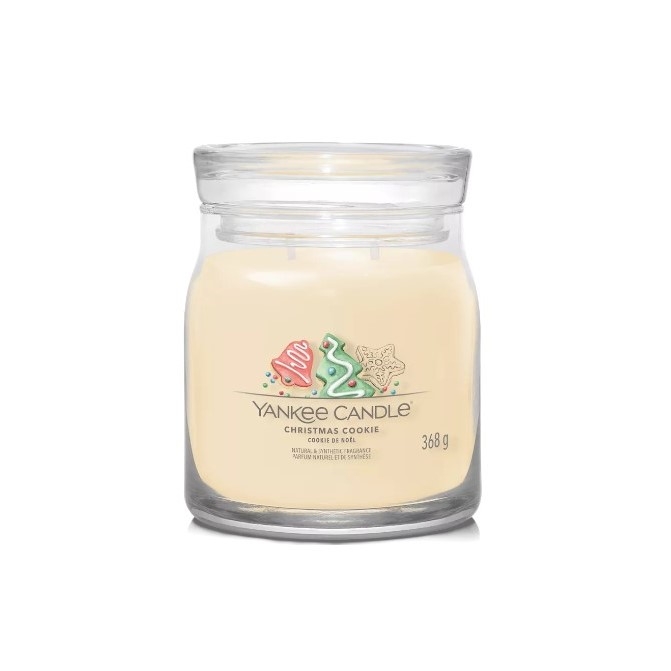 Bougie signature Christmas Cookie modèle moyen, YANKEE CANDLE