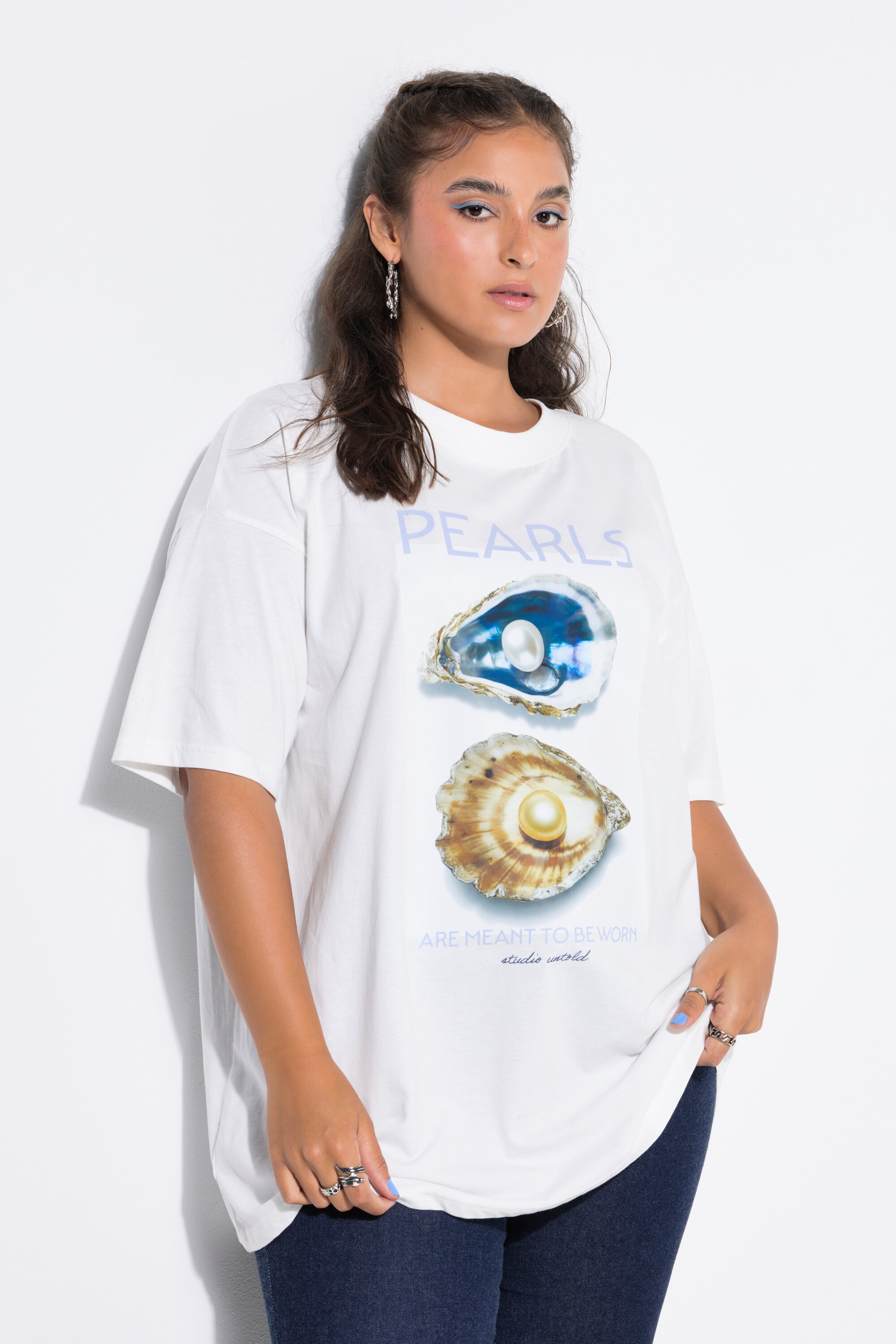T-shirt, coupe oversize, imprimés « Pearls », STUDIO UNTOLD