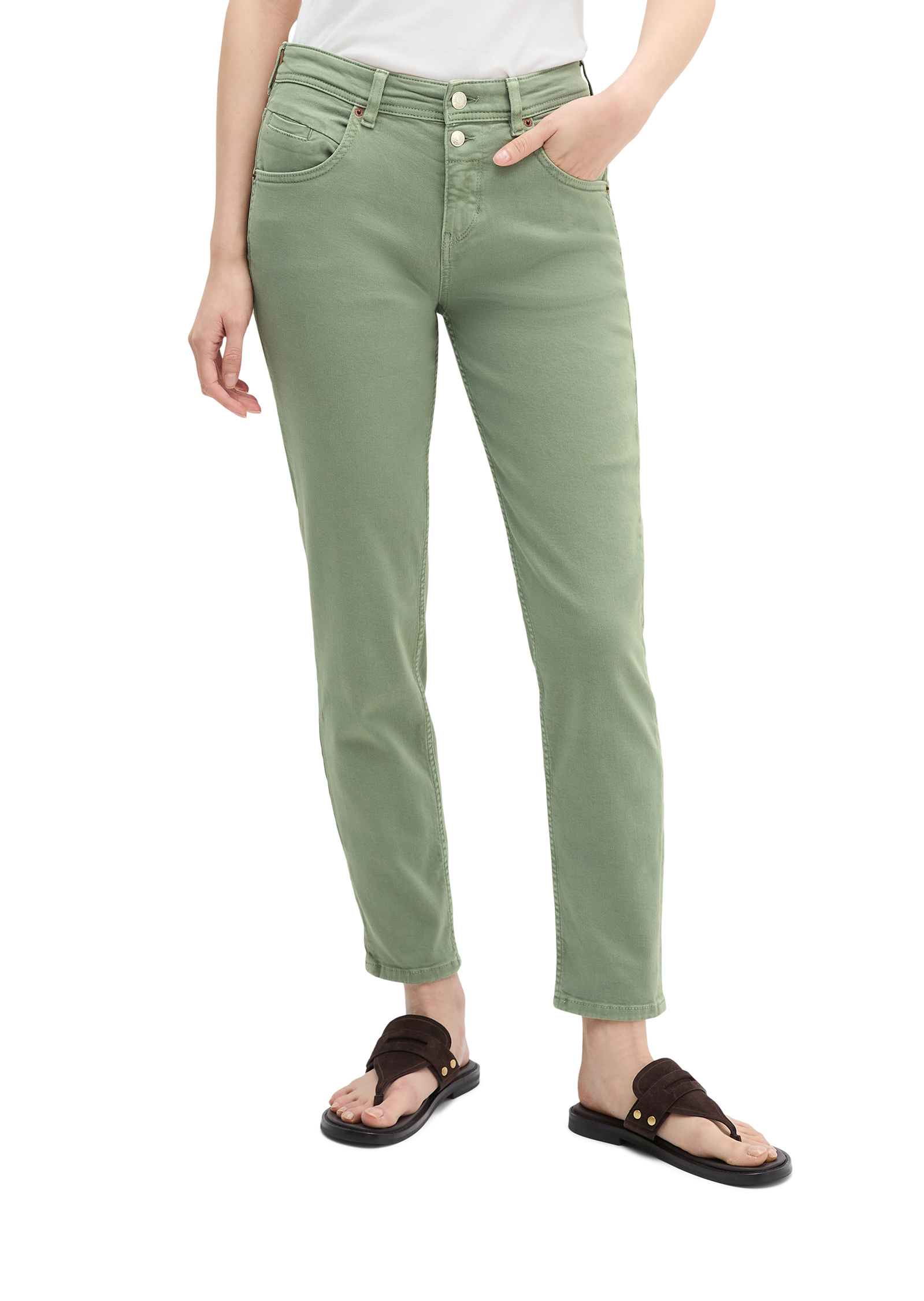 Jeans modèle Theda boyfriend en mélange de coton organique, MARC O'POLO