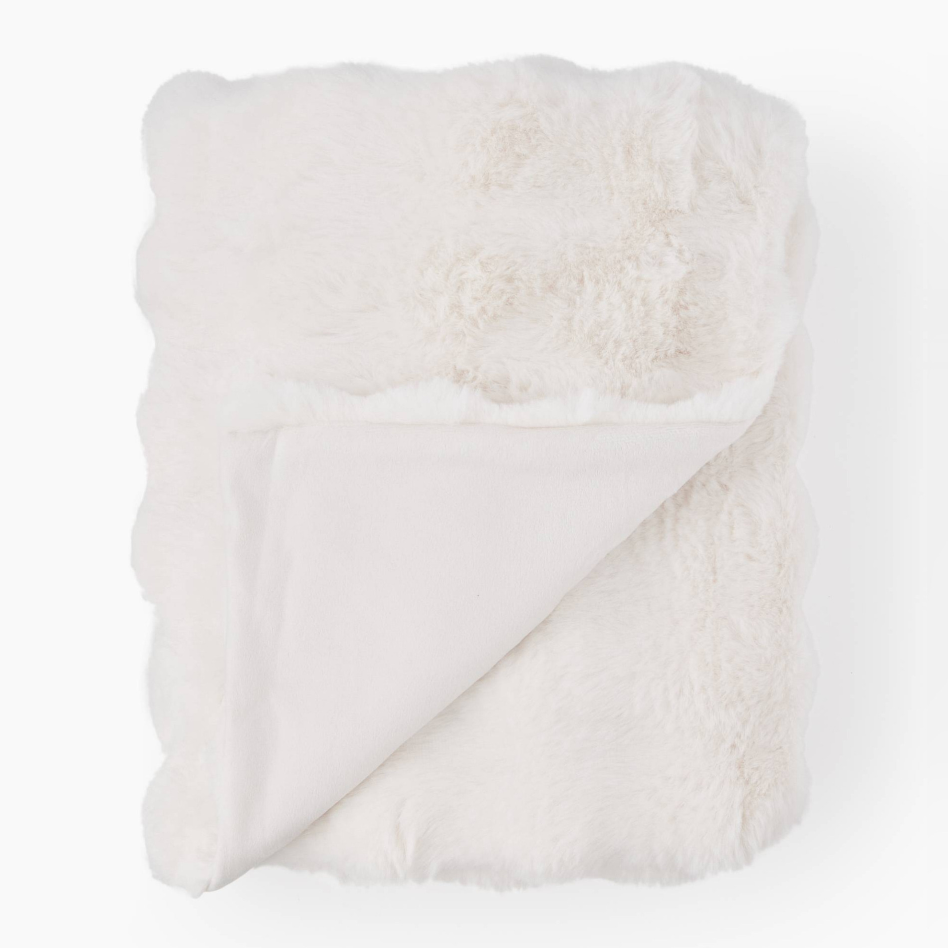 Plaid lapin premium, 130x170cm, polyester recyclé, MONOPRIX MAISON