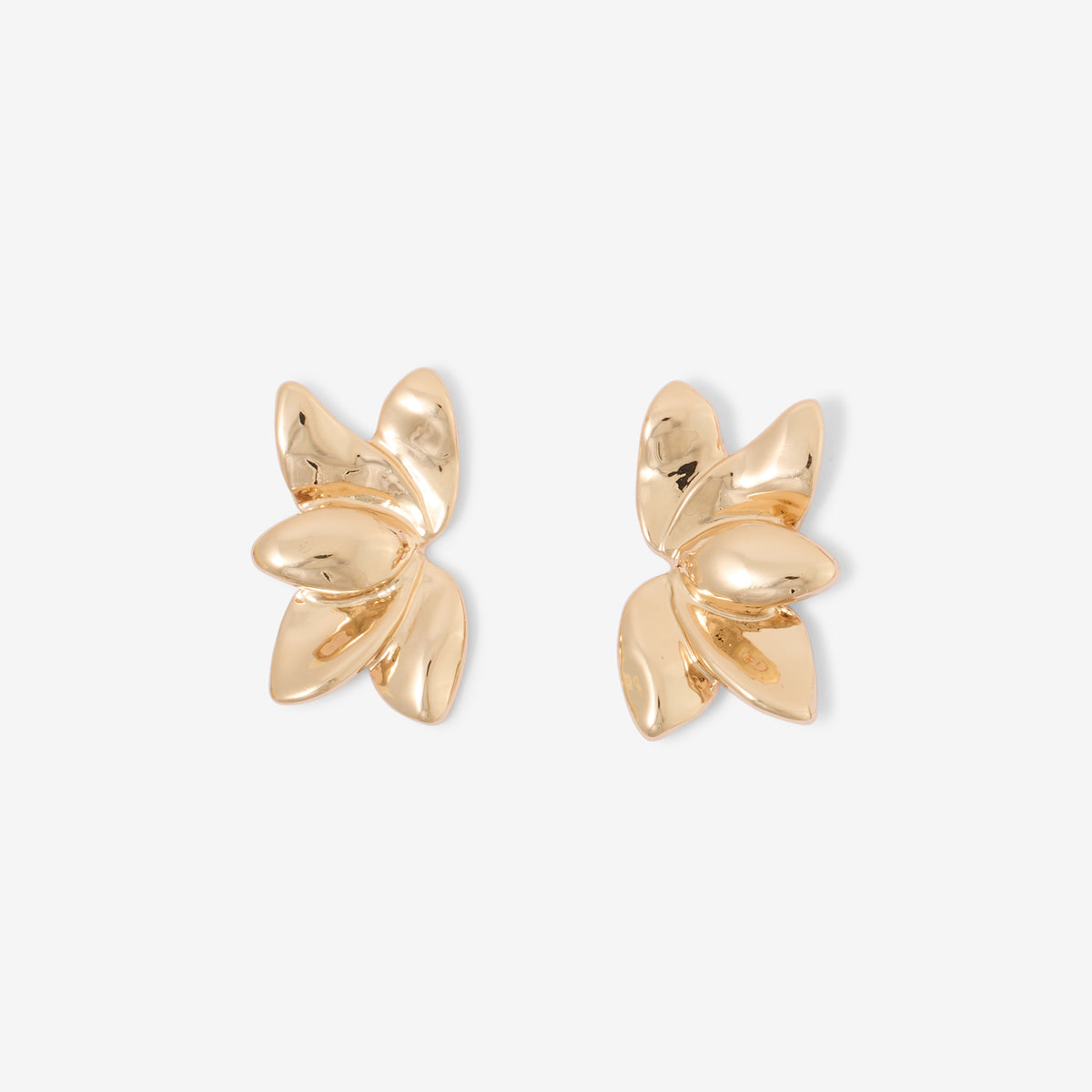 Boucles d'oreilles demi feuilles, BALABOOSTE