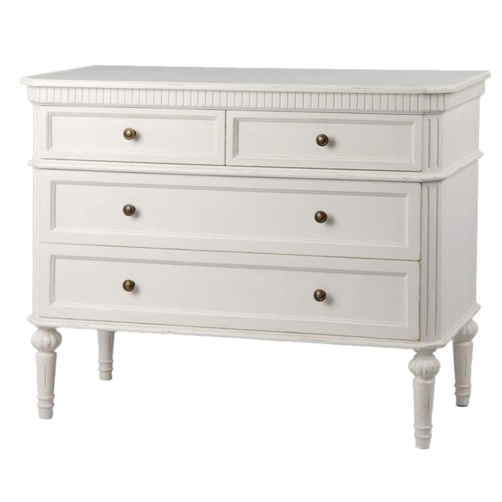 Commode 4 tiroirs en bois L101 cm Léonie, AMADEUS