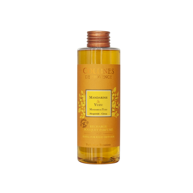 Recharge Diffuseur de parfum Colorée  MANDARINE & YUZU, COLLINES DE PROVENCE