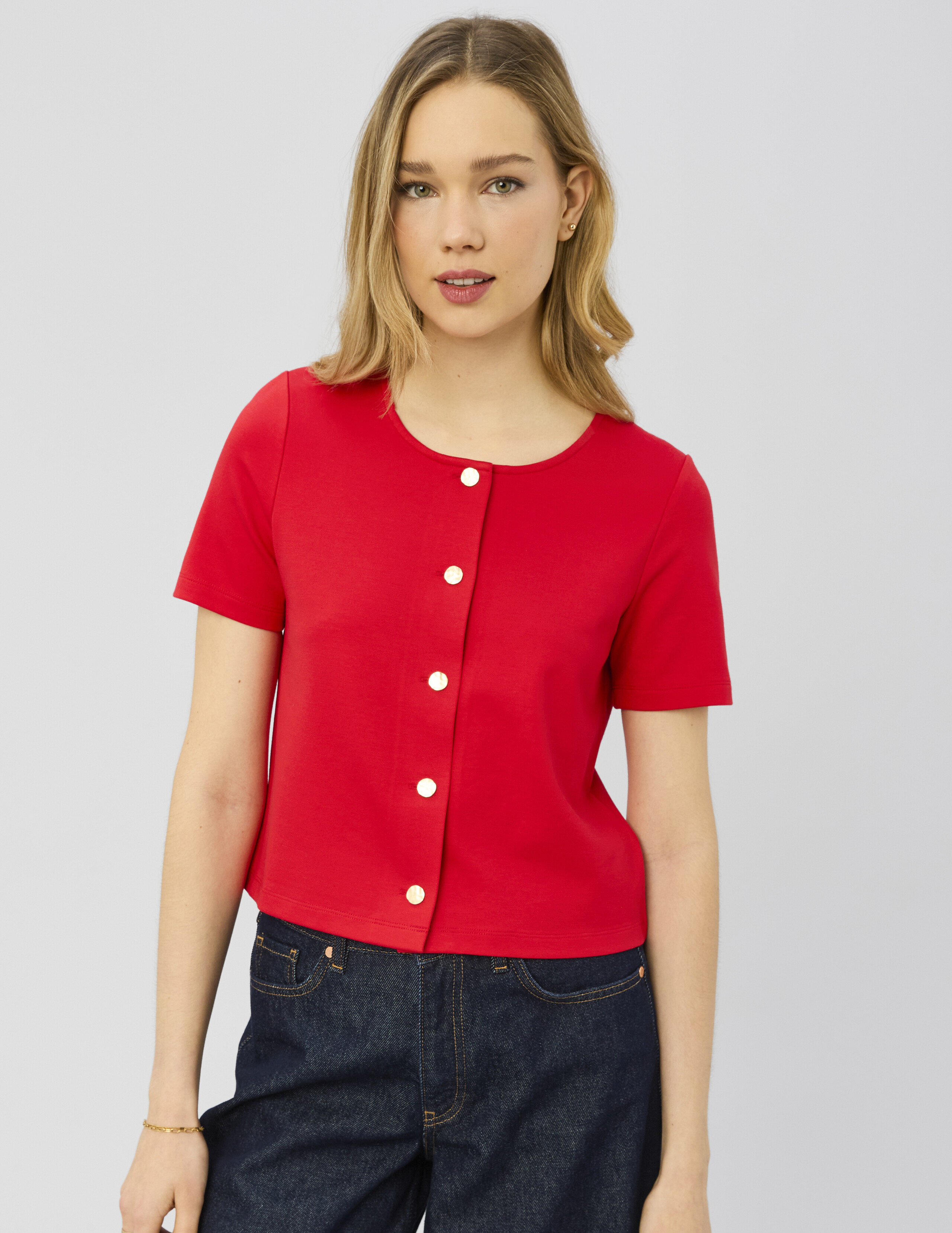 T-shirt boutonné, BZB