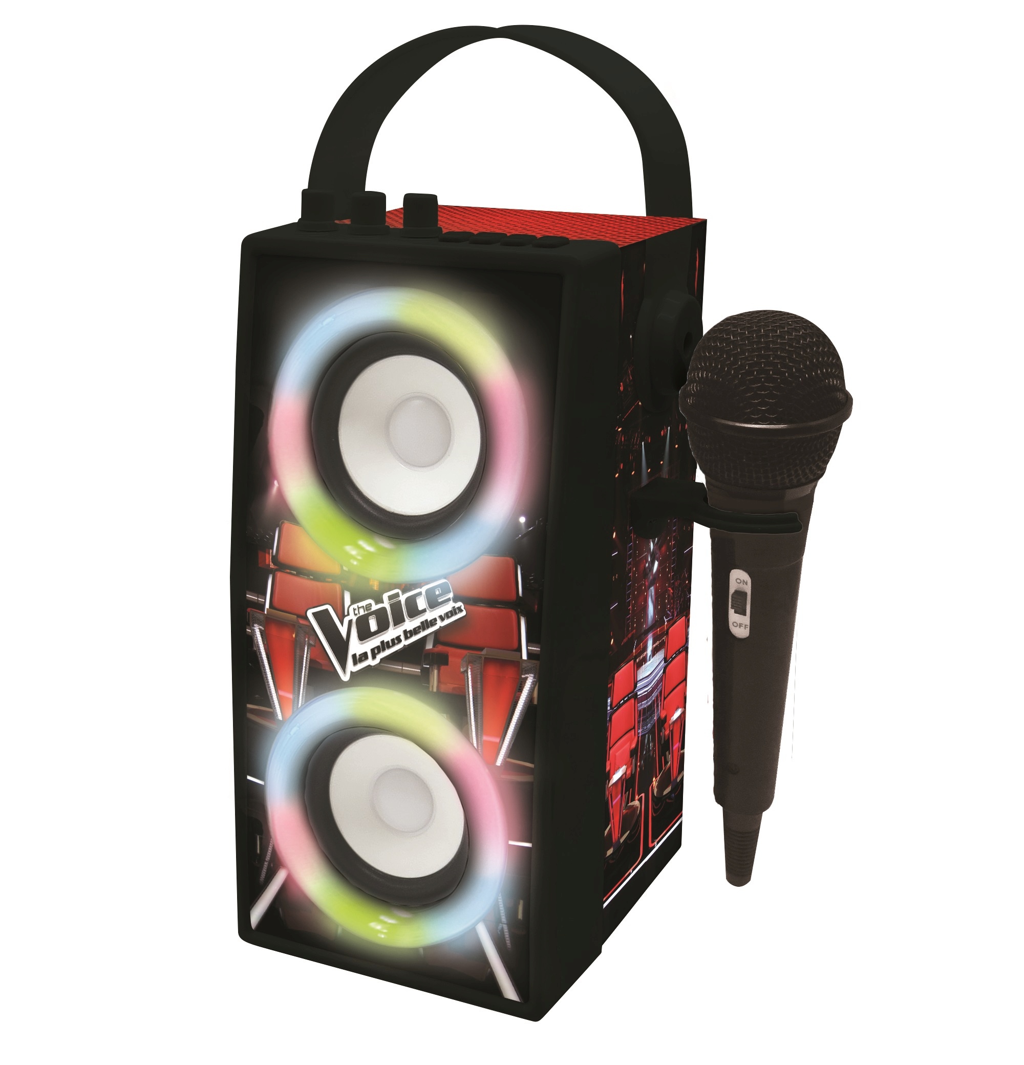Enceinte Tendance Bluetooth® portable avec micro The Voice, LEXIBOOK