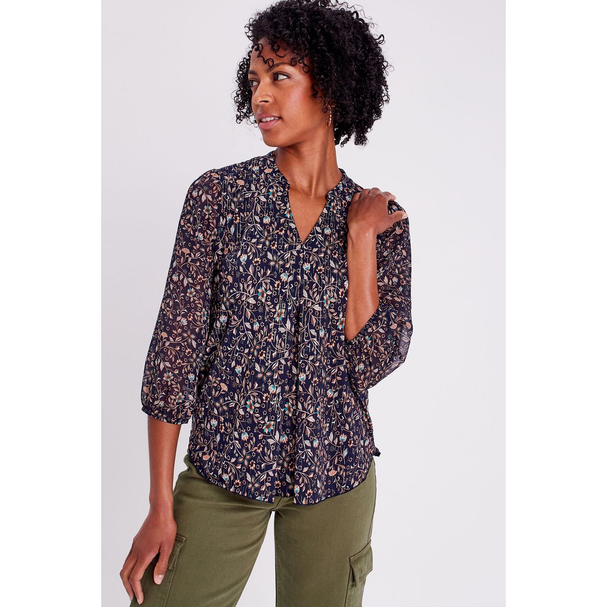 Blouse outlet femme grise