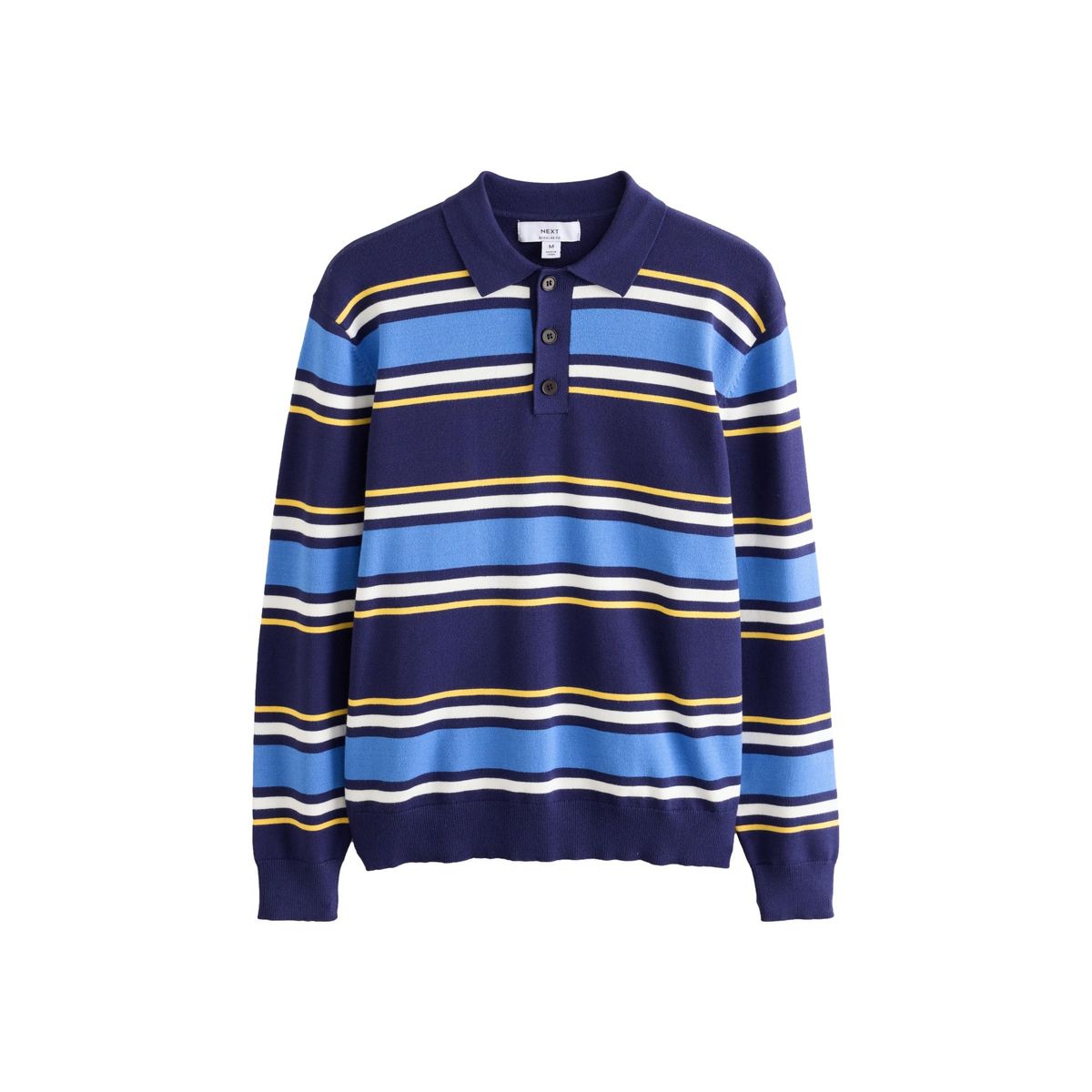 Polo de rugby en maille à rayures, NEXT