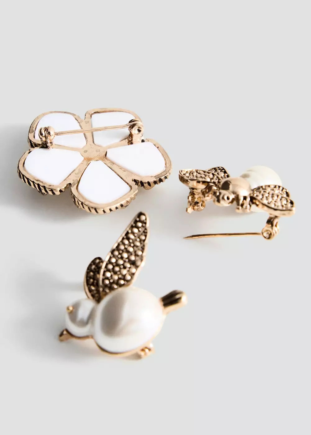Ensemble 3 broches assorties, MANGO