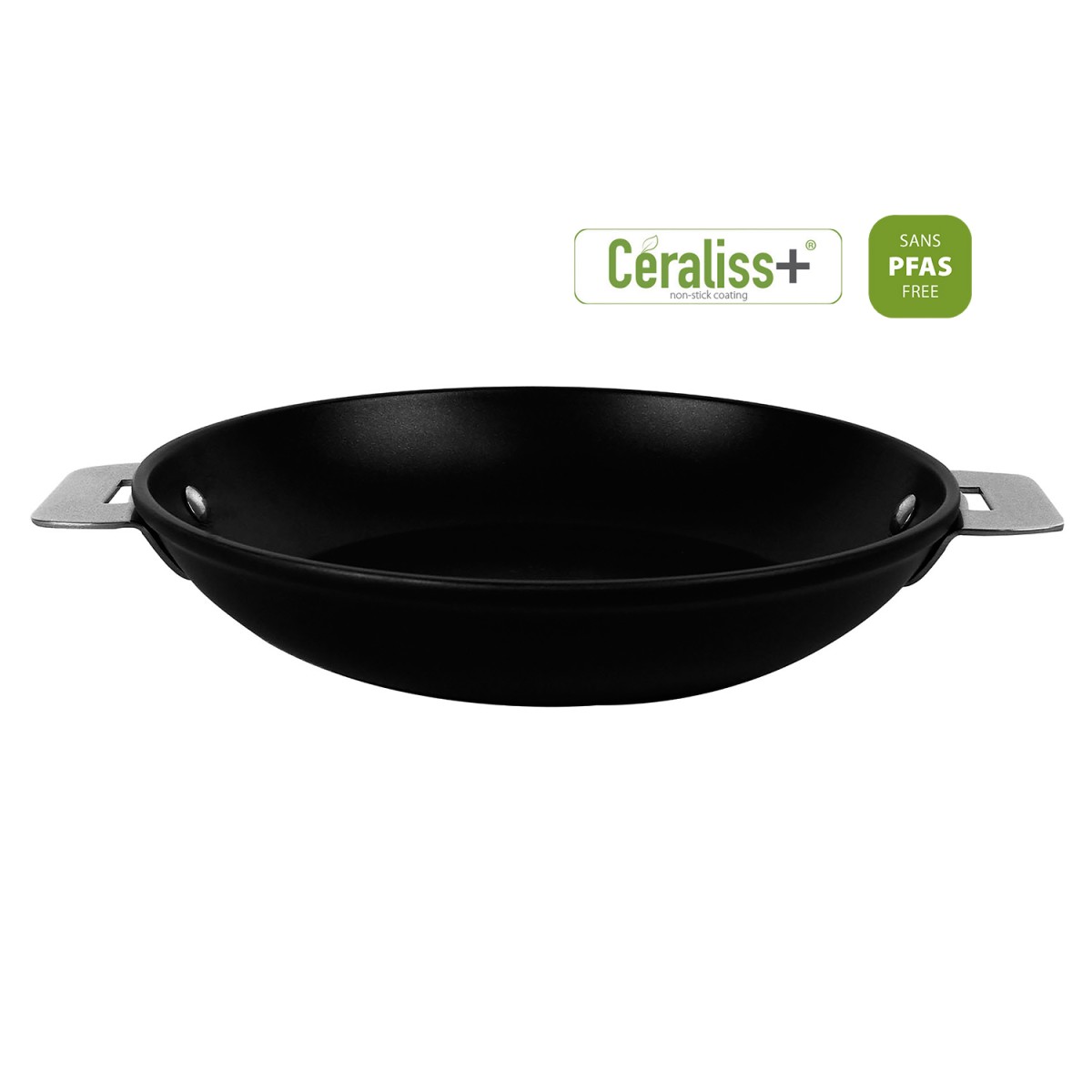Poêle antiadhésive en aluminium, revêtement céramique Ceraliss®+ - poignée amovible COOKWAY, CRISTEL