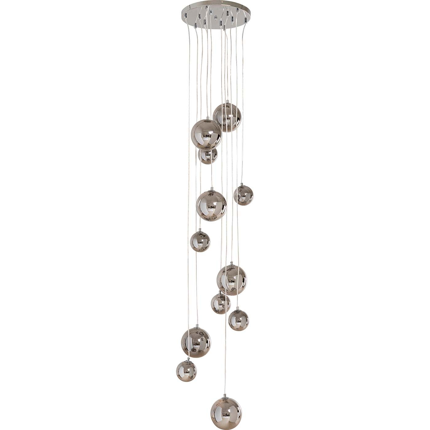 Suspension en verre et acier, SYMPHONY, KARE DESIGN