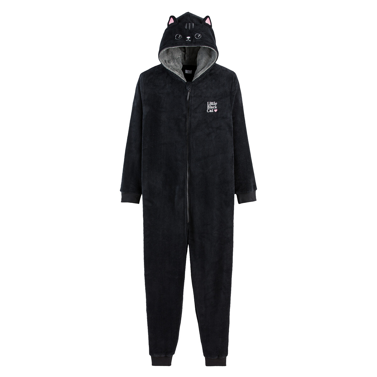 Sherpa Black Cat Onesie