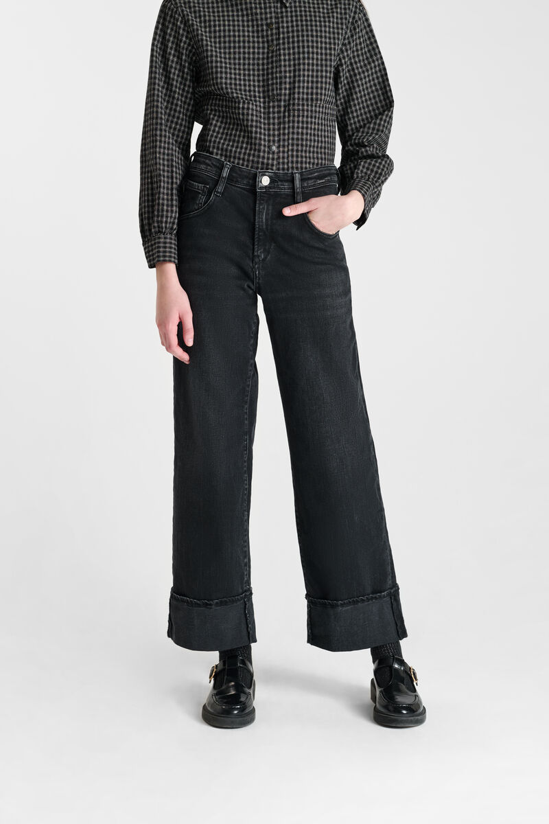 Jeans droite REVERS, longueur 34, LE TEMPS DES CERISES
