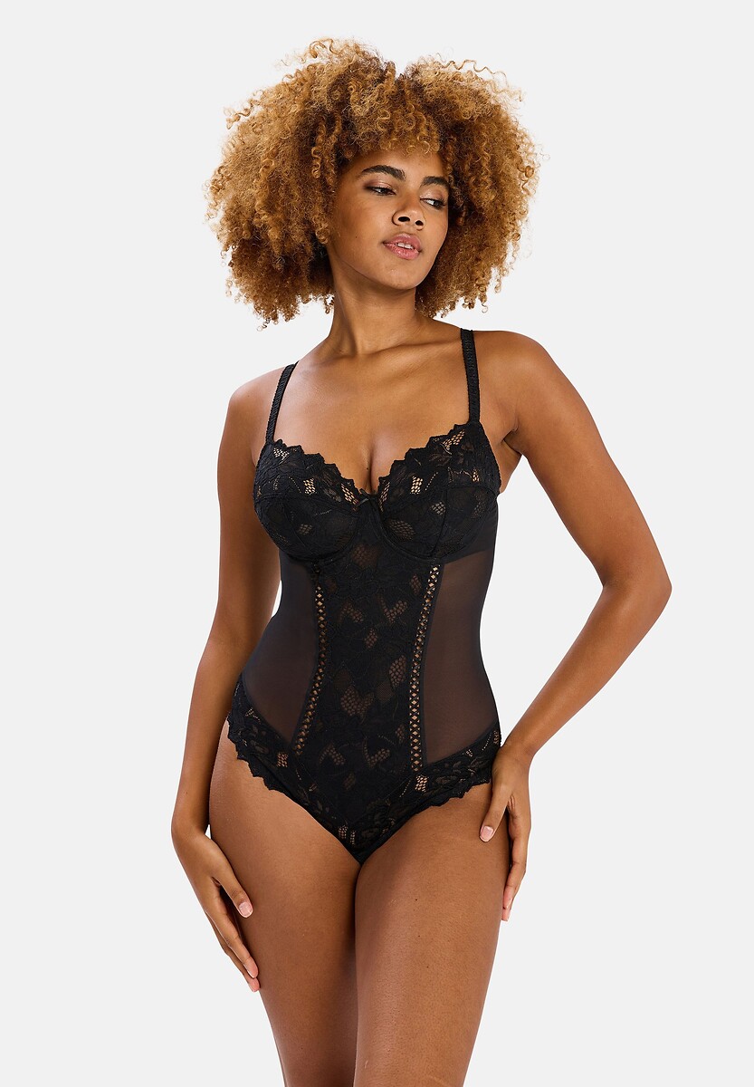 Body emboîtant en dentelle Arum, SANS COMPLEXE