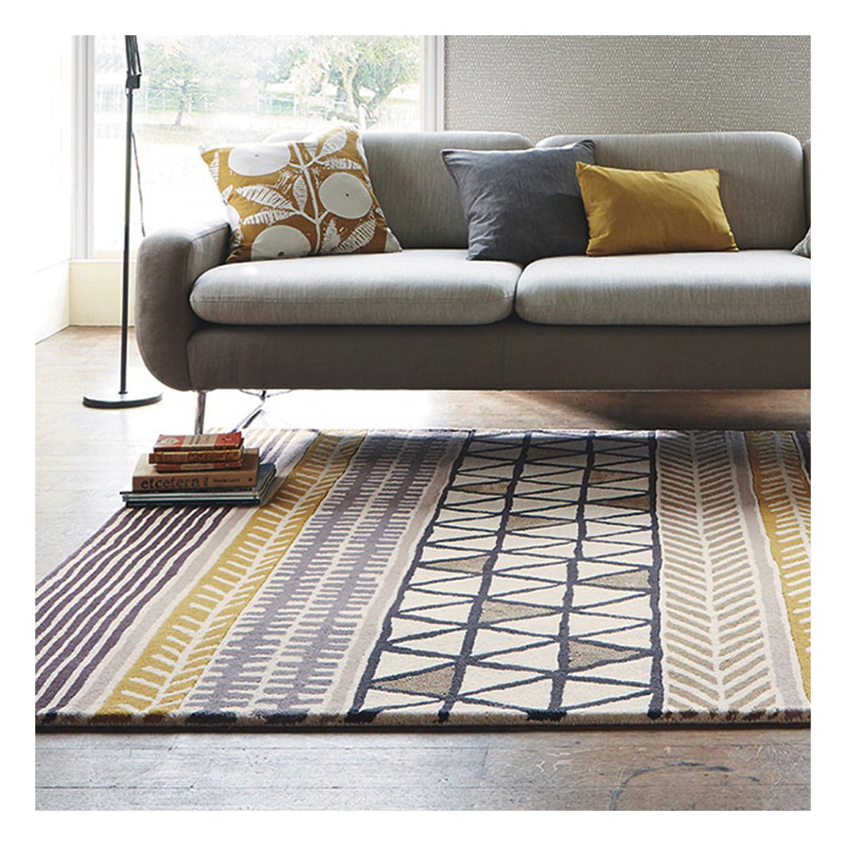 Tapis salon RAITA en laine Fait main, UN AMOUR DE TAPIS